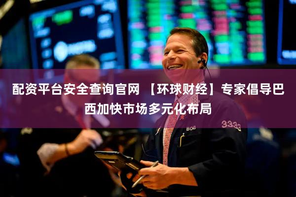 配资平台安全查询官网 【环球财经】专家倡导巴西加快市场多元化布局